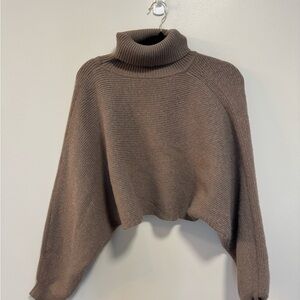 Cozy Brown Turtleneck Sweater